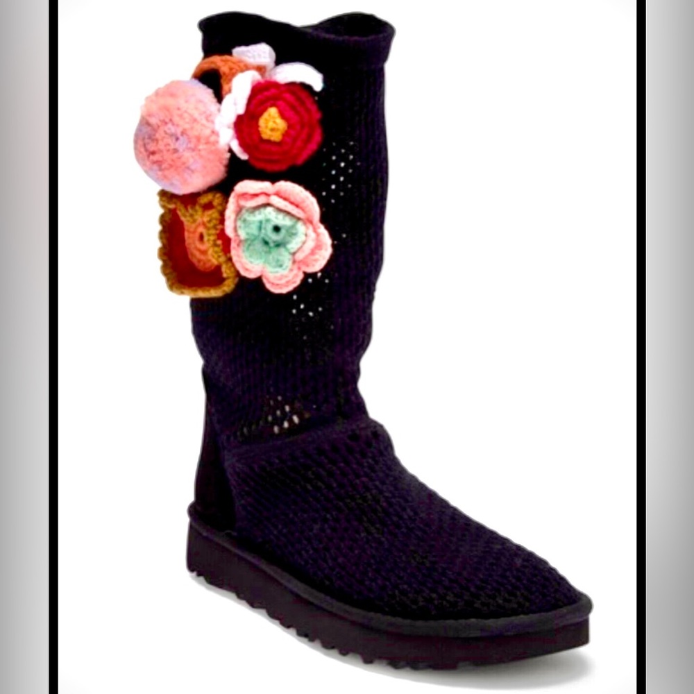 UGG Flower Sweater Boots-Special Edition